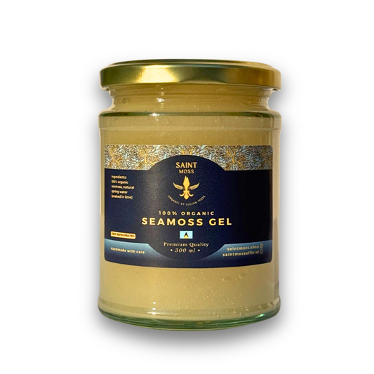 100% Organic Golden Sea Moss (300ml)